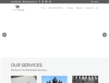 Tablet Screenshot of partypass.net